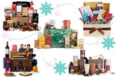 A selection of the Best Christmas food hampers 2023 M&S, Cartwright & Butler, Lindt and more